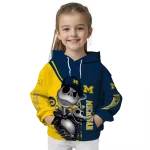 michigan wolverines jack skellington blue hoodie best selling