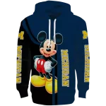 michigan wolverines mickey mouse blue black hoodie best selling