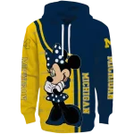michigan wolverines minnie mouse blue hoodie best selling