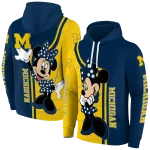 michigan wolverines minnie mouse blue hoodie best selling