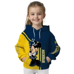 michigan wolverines minnie mouse blue hoodie best selling