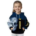 michigan wolverines sugar skull blue black hoodie best selling