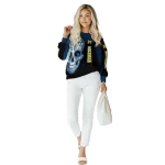 michigan wolverines sugar skull blue black hoodie best selling