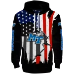 middle tennessee blue raiders american pride black hoodie best selling