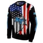 middle tennessee blue raiders american pride black hoodie best selling