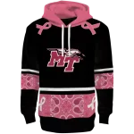 middle tennessee blue raiders awareness ribbon black pink hoodie best selling