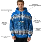 middle tennessee blue raiders christmas trees blue hoodie best selling