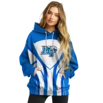 middle tennessee blue raiders concentric lines blue black hoodie best selling