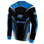 middle tennessee blue raiders futuristic pattern blue black hoodie best selling