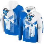 middle tennessee blue raiders graphic punisher blue white hoodie best selling