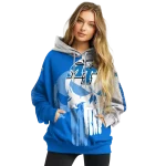 middle tennessee blue raiders graphic punisher blue white hoodie best selling