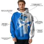 middle tennessee blue raiders graphic punisher blue white hoodie best selling