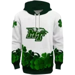 middle tennessee blue raiders lucky motif white green hoodie best selling