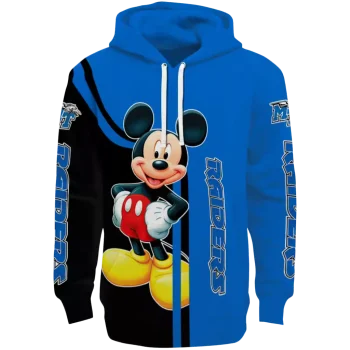 middle tennessee blue raiders mickey mouse blue black hoodie best selling