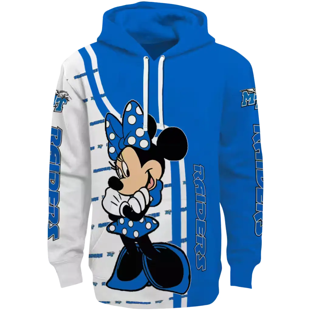 middle tennessee blue raiders minnie mouse blue hoodie best selling middle tennessee blue raiders minnie mouse blue hoodie best selling