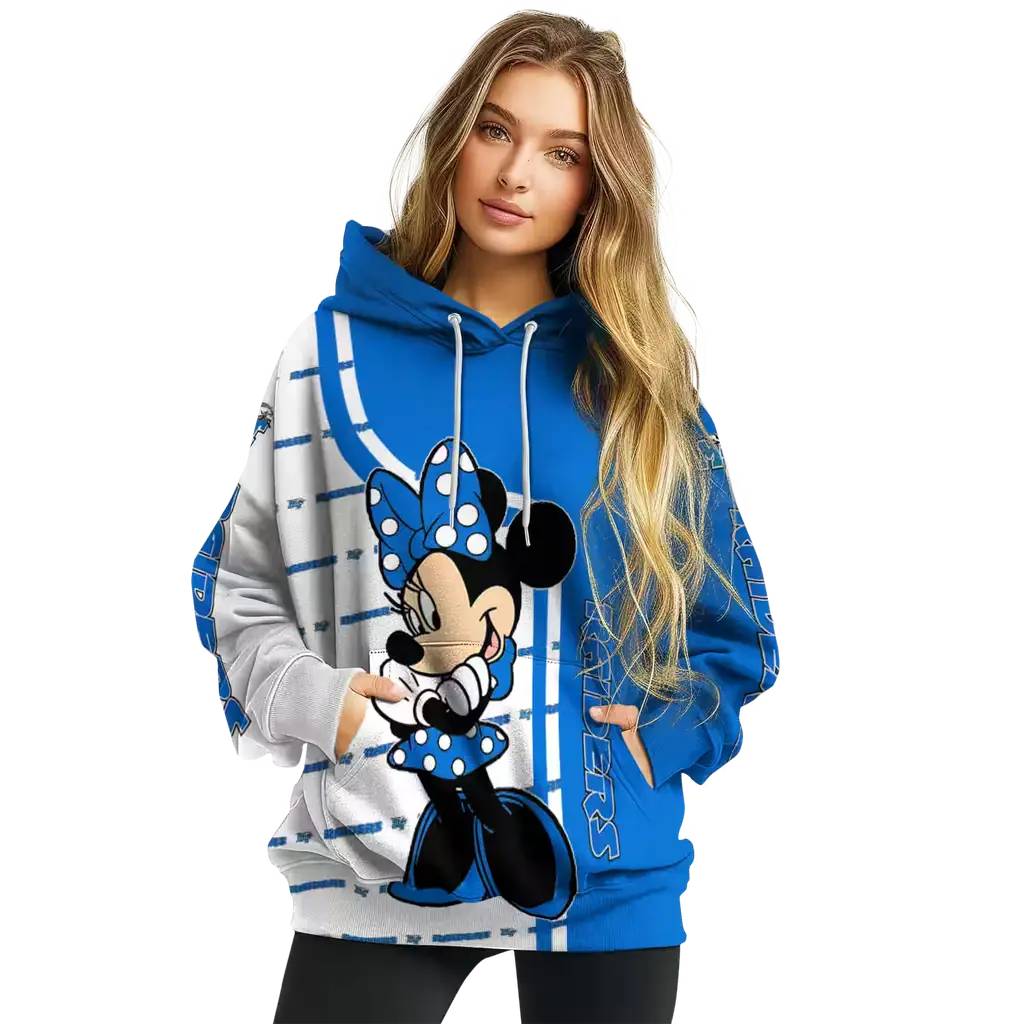 middle tennessee blue raiders minnie mouse blue hoodie high quality middle tennessee blue raiders minnie mouse blue hoodie high quality