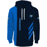 middle tennessee blue raiders monogram pattern blue hoodie best selling