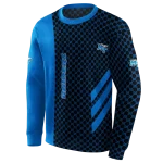 middle tennessee blue raiders monogram pattern blue hoodie best selling