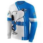 middle tennessee blue raiders playful snoopy blue hoodie best selling