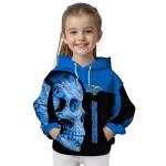 middle tennessee blue raiders skull motif blue black hoodie best selling