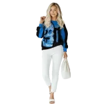 middle tennessee blue raiders skull motif blue black hoodie best selling