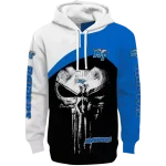middle tennessee blue raiders skull punisher white black hoodie best selling