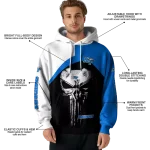 middle tennessee blue raiders skull punisher white black hoodie best selling