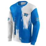 middle tennessee blue raiders splatter effect blue hoodie best selling