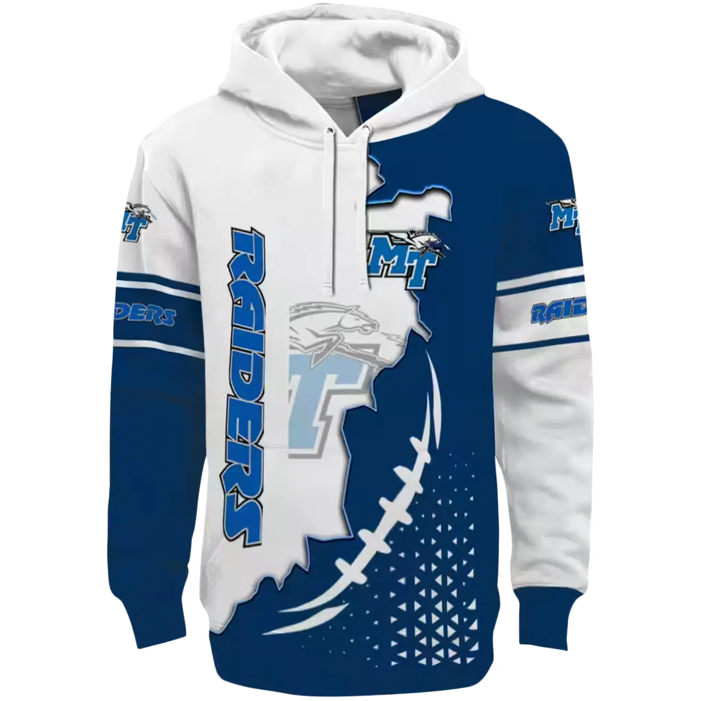 middle tennessee blue raiders triangular pattern blue white hoodie best selling middle tennessee blue raiders triangular pattern blue white hoodie best selling
