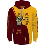 minnesota golden gophers achmed skull maroon hoodie best selling