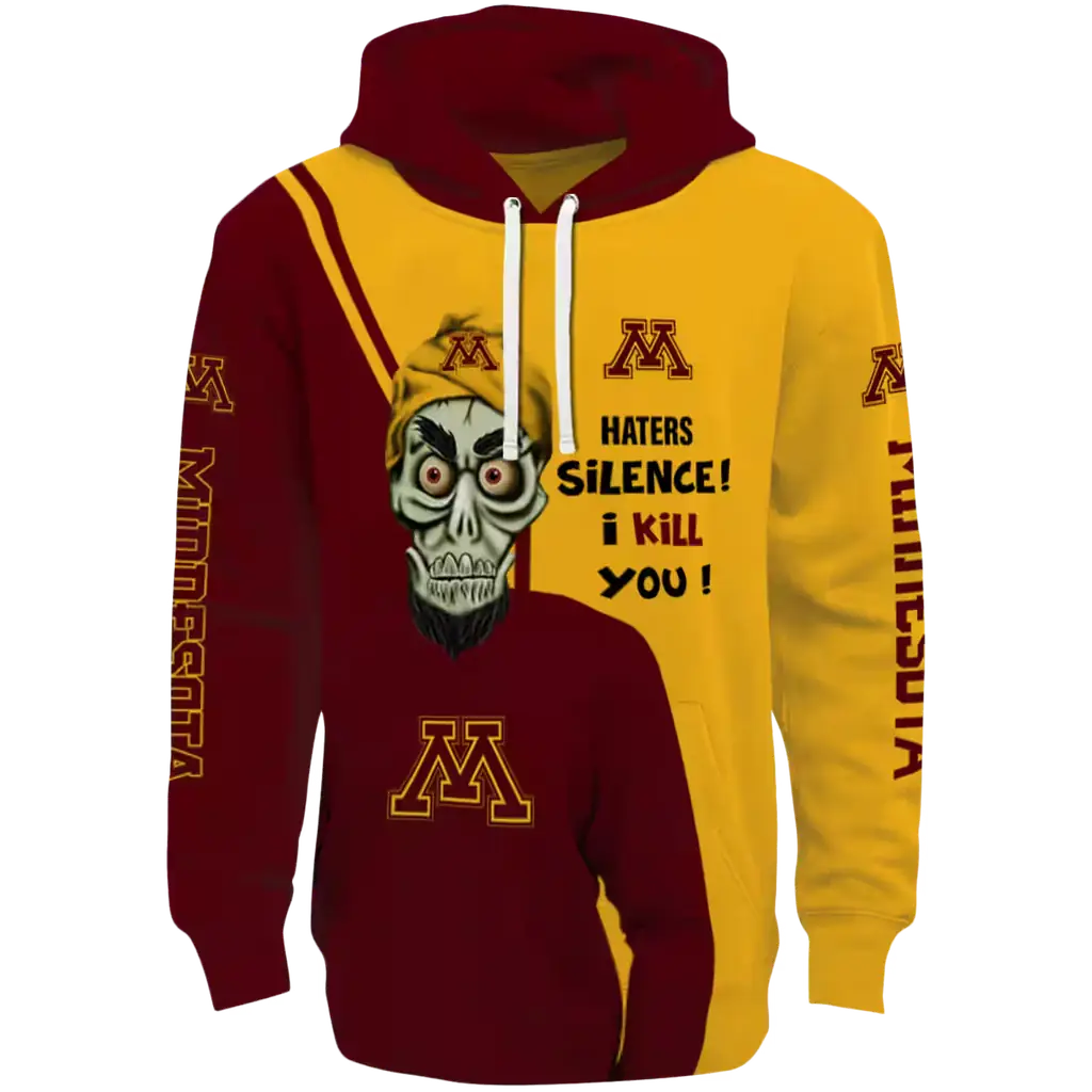 minnesota golden gophers achmed skull maroon hoodie best selling minnesota golden gophers achmed skull maroon hoodie best selling