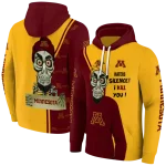 minnesota golden gophers achmed skull maroon hoodie best selling