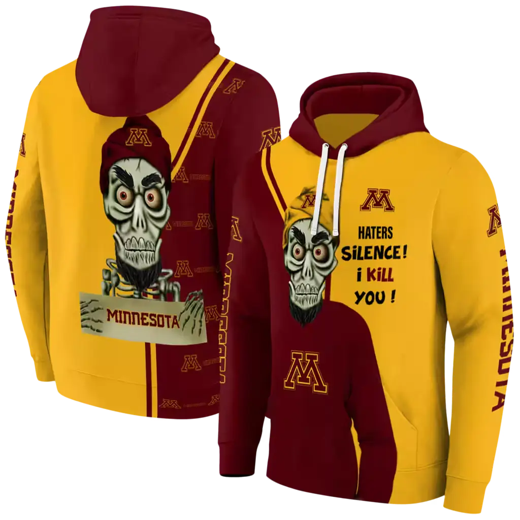 minnesota golden gophers achmed skull maroon hoodie fashion forward minnesota golden gophers achmed skull maroon hoodie fashion forward