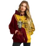 minnesota golden gophers achmed skull maroon hoodie best selling