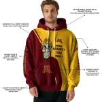 minnesota golden gophers achmed skull maroon hoodie best selling