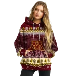 minnesota golden gophers christmas trees maroon hoodie best selling