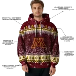 minnesota golden gophers christmas trees maroon hoodie best selling