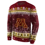 minnesota golden gophers christmas trees maroon hoodie best selling