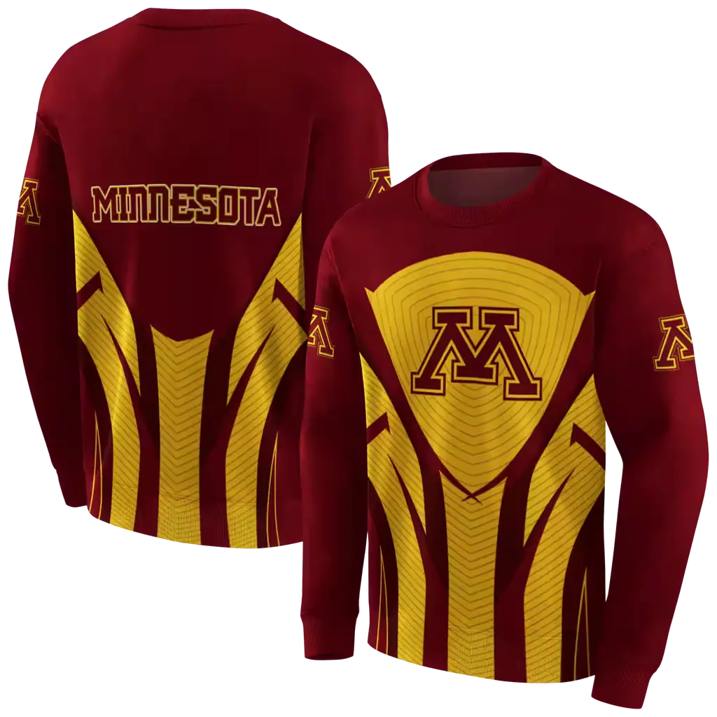 minnesota golden gophers concentric lines maroon black hoodie premium grade minnesota golden gophers concentric lines maroon black hoodie premium grade