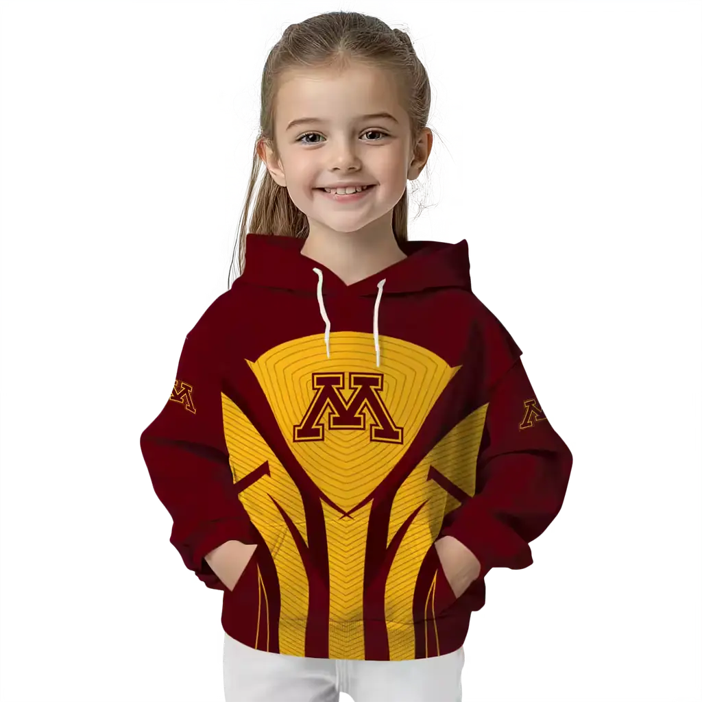 minnesota golden gophers concentric lines maroon black hoodie top rated minnesota golden gophers concentric lines maroon black hoodie top rated