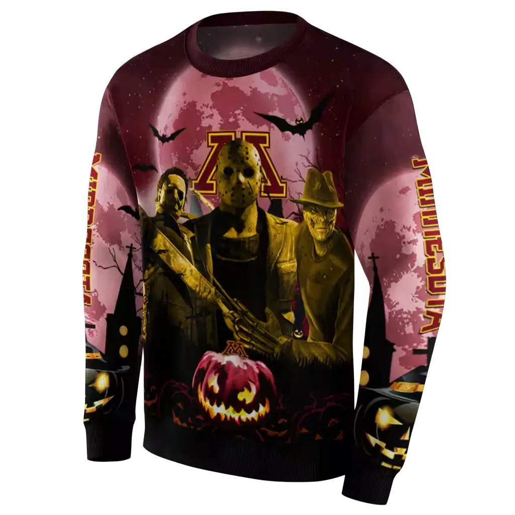 minnesota golden gophers halloween vibes maroon black hoodie new arrival minnesota golden gophers halloween vibes maroon black hoodie new arrival