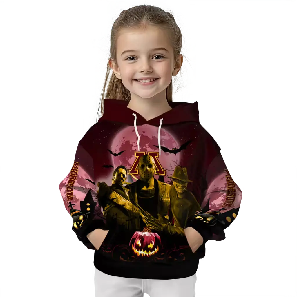 minnesota golden gophers halloween vibes maroon black hoodie top rated minnesota golden gophers halloween vibes maroon black hoodie top rated