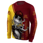 minnesota golden gophers jack skellington maroon hoodie best selling