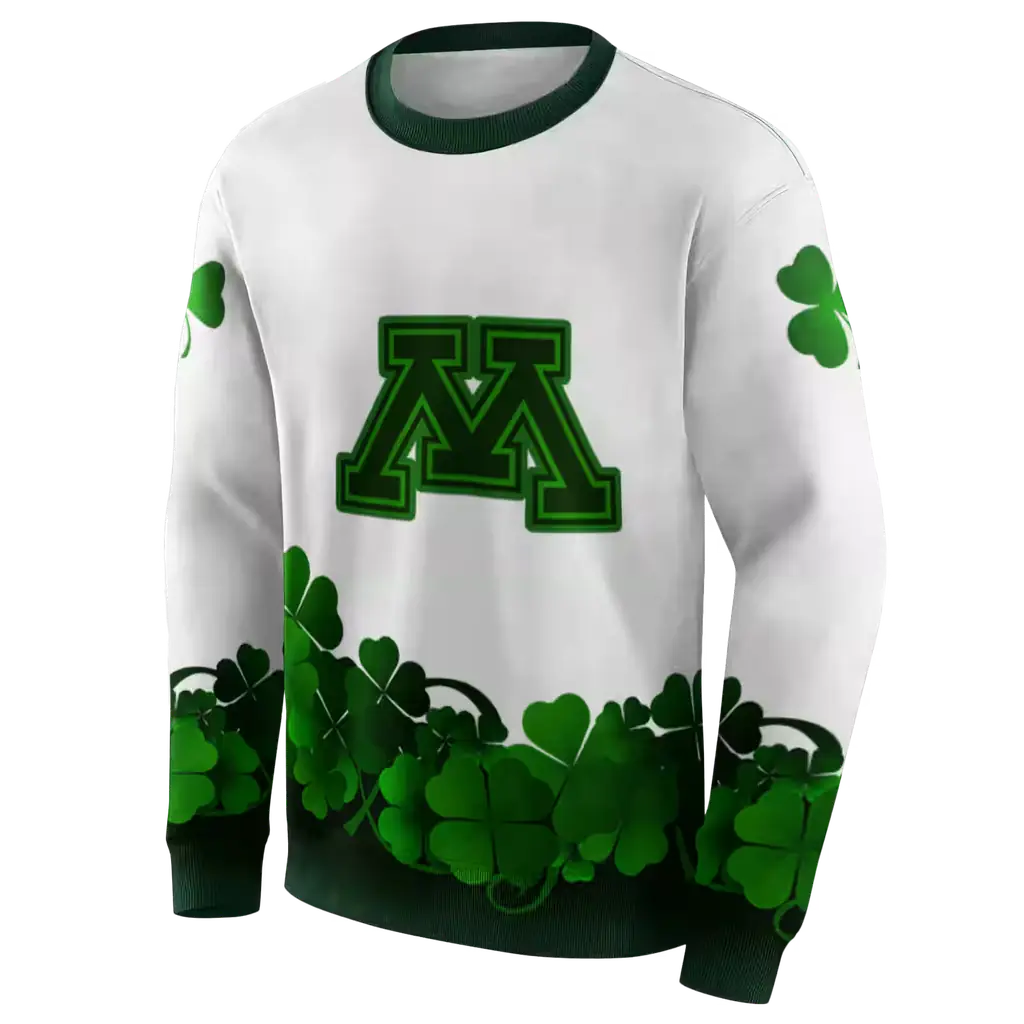 minnesota golden gophers lucky motif white green hoodie new arrival minnesota golden gophers lucky motif white green hoodie new arrival