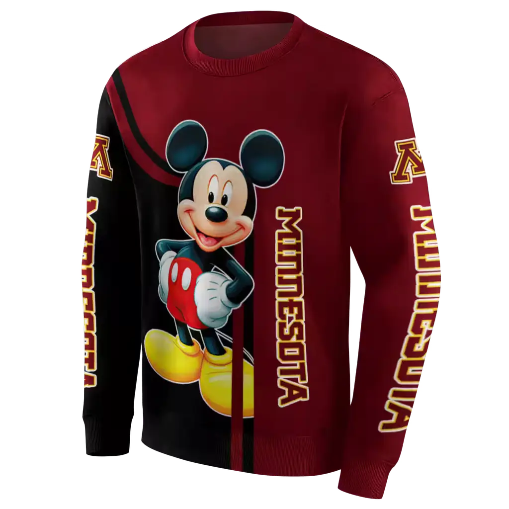 minnesota golden gophers mickey mouse maroon black hoodie new arrival minnesota golden gophers mickey mouse maroon black hoodie new arrival
