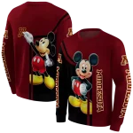 minnesota golden gophers mickey mouse maroon black hoodie best selling
