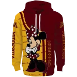 minnesota golden gophers minnie mouse maroon hoodie best selling