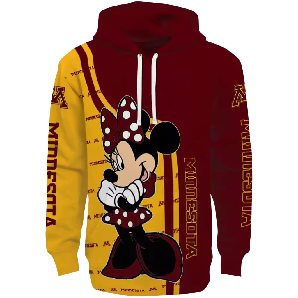 minnesota golden gophers minnie mouse maroon hoodie best selling minnesota golden gophers minnie mouse maroon hoodie best selling