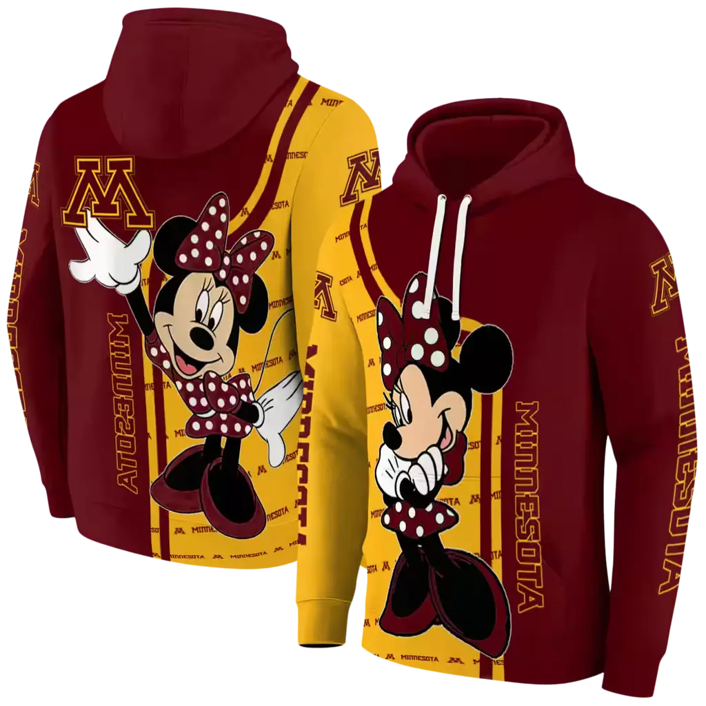 minnesota golden gophers minnie mouse maroon hoodie fashion forward minnesota golden gophers minnie mouse maroon hoodie fashion forward