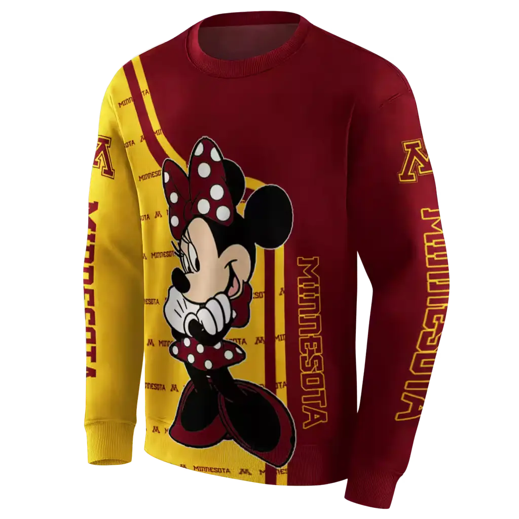minnesota golden gophers minnie mouse maroon hoodie new arrival minnesota golden gophers minnie mouse maroon hoodie new arrival